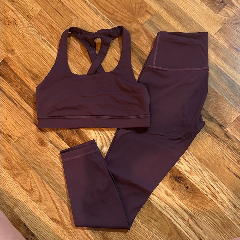 Lululemon Sports Bra and Leggings Set